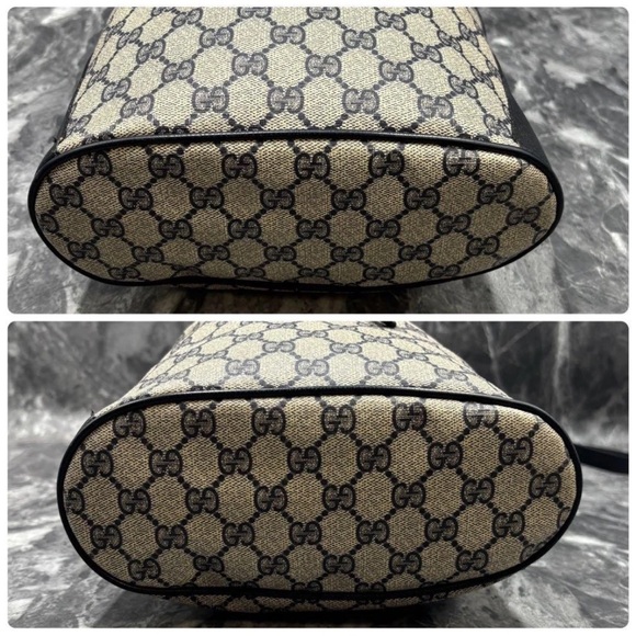 Gucci Black and Gray Women's Bucket Bag - Picture 8 of 11